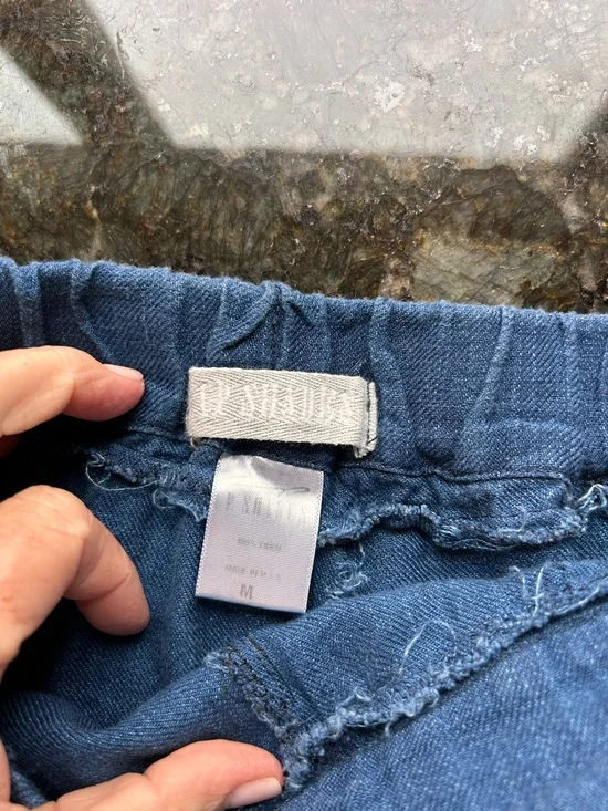 CP Shades Wendy Pants. Super wide leg. 100% Linen. Elastic waist. Quiet luxury - Picture 6 of 12